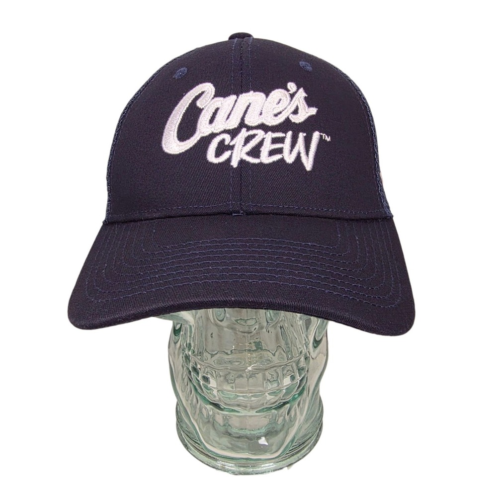 Raising Cane's Cane's Crew Trucker Hat Men's Adjustable Snapback Navy White